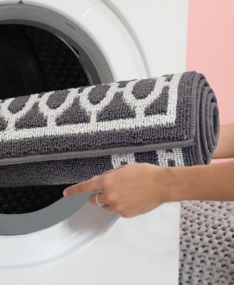 Christine Trellis Border Tufted Runner Rugs