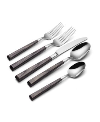 Coronado Charcoal 5 Piece Everyday Flatware Place Setting, Service For 1