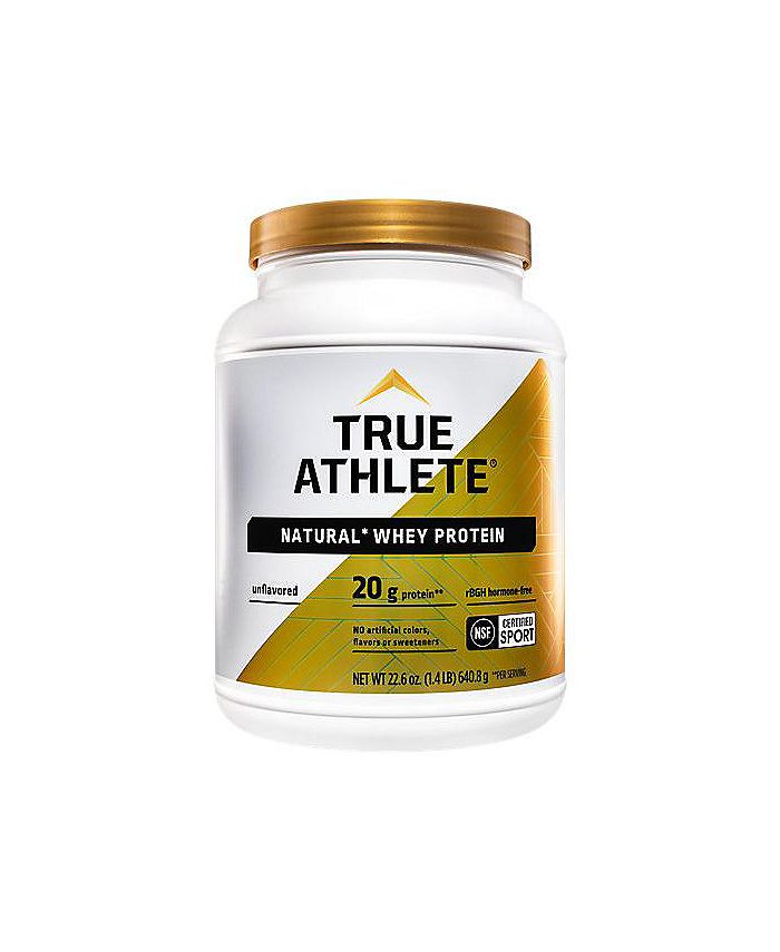 True Athlete Natural Whey Protein NSF Certified Unflavored (1.4 lbs
