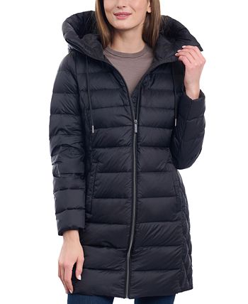Michael Kors Women's Hooded Down Puffer Coat, Created for Macy's - Macy's