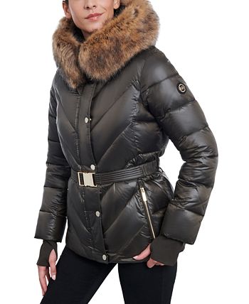 High shine 2024 belted coat
