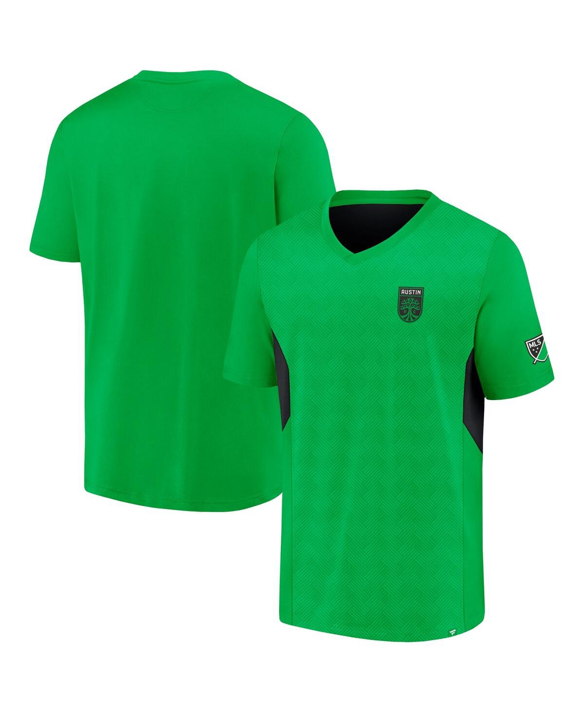 Fanatics Men's  Green Austin Fc Extended Play V-neck T-shirt
