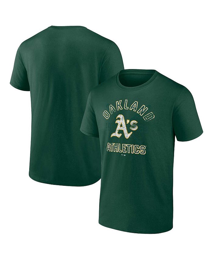 Men's Fanatics Branded Green Oakland Athletics Official Logo T-Shirt