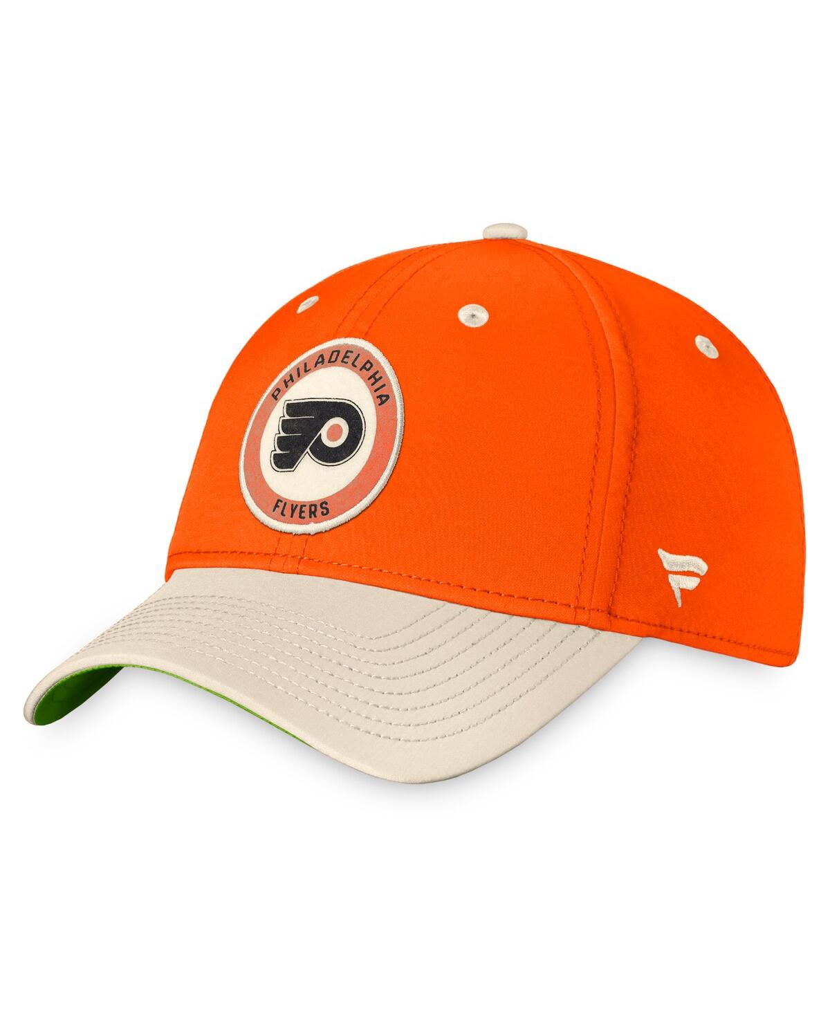 Men's Fanatics Khaki Philadelphia Flyers True Classics Retro Flex Hat - Khaki