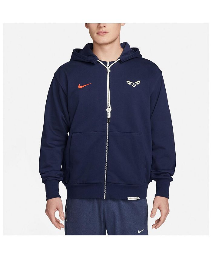 Nike club full zip hoodie in navy Clearance