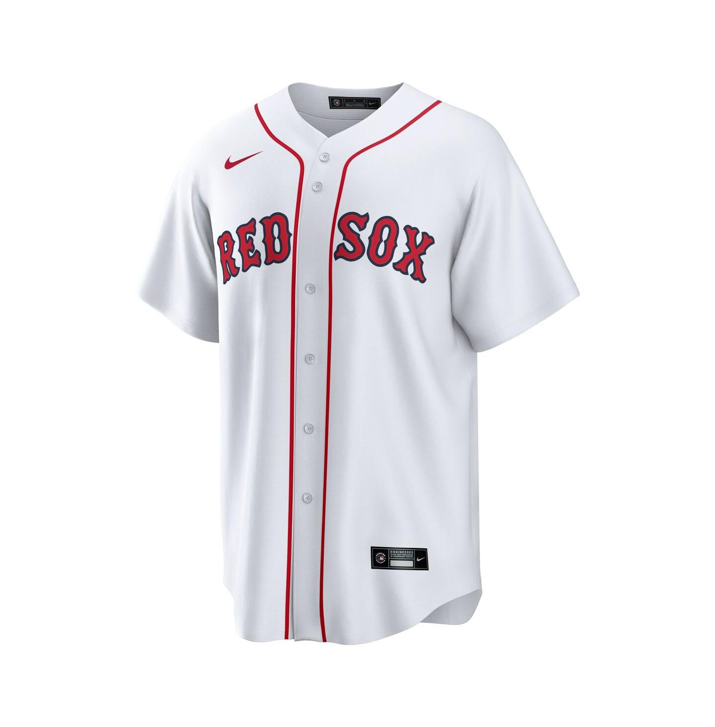 Мужской топ Nike Masataka Yoshida White Boston Red Sox Home Official Replica Player Jersey — фото 3