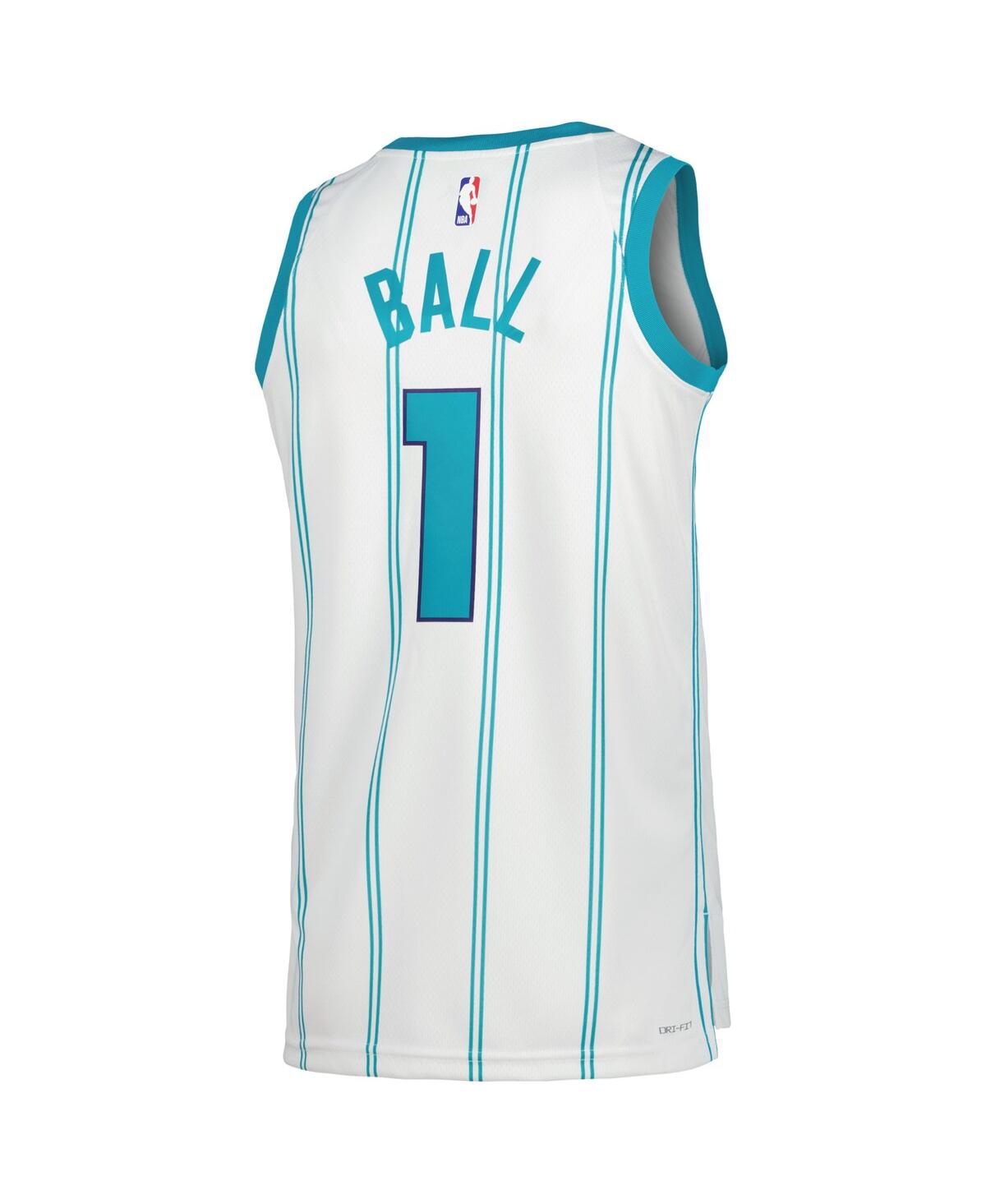 Men's and Women's Jordan LaMelo BallCharlotte Hornets Swingman Jersey - Association Edition - White