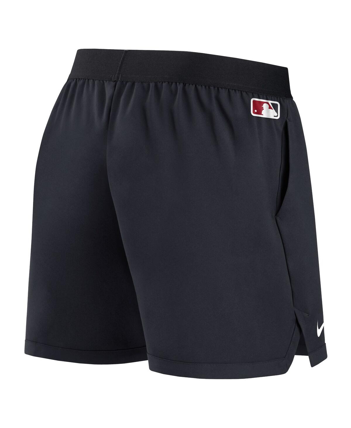 Shop Nike Women's  Navy Washington Nationals Authentic Collection Team Performance Shorts