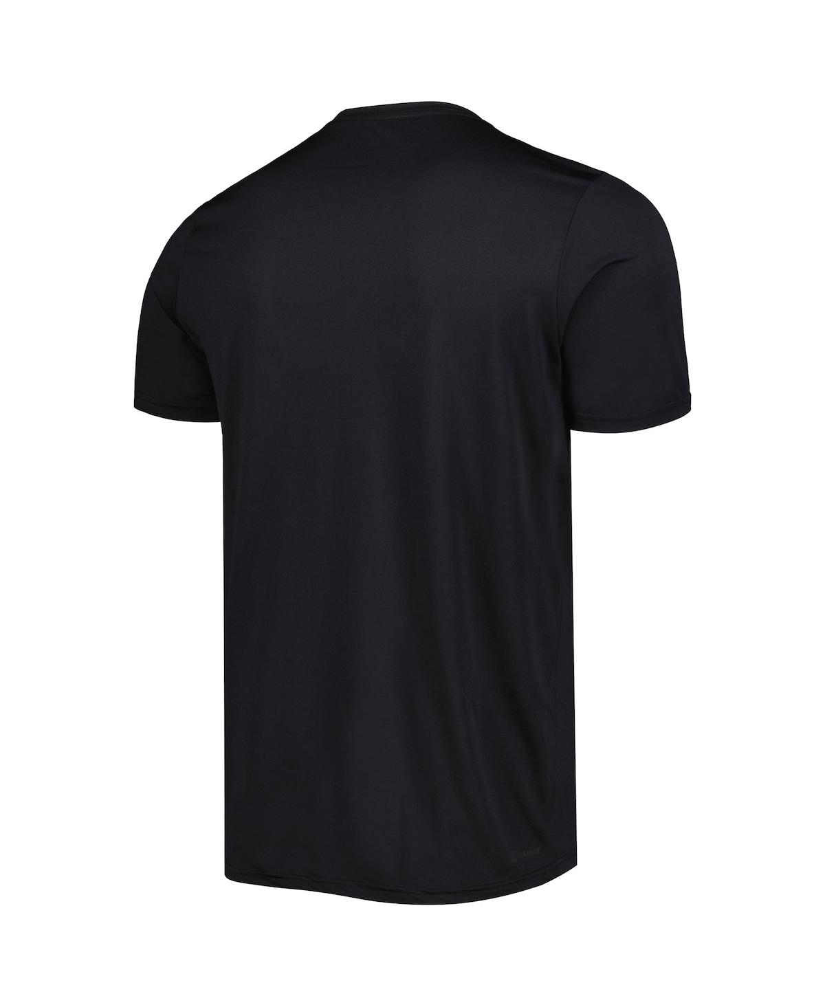 Shop Adidas Originals Men's Adidas Black Lafc Club Dna Performance T-shirt