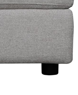 Elizabeth 2 Piece Stain-Resistant Fabric Oversized Armchair and Ottoman Set