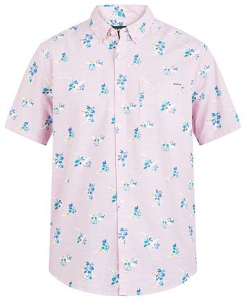 Hurley Men's One and Only Stretch Short Sleeve Shirt - Macy's