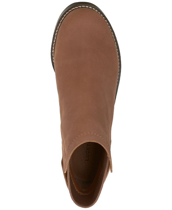 Lucky Brand Women s Hirsi Pull On Ankle Booties Macy s
