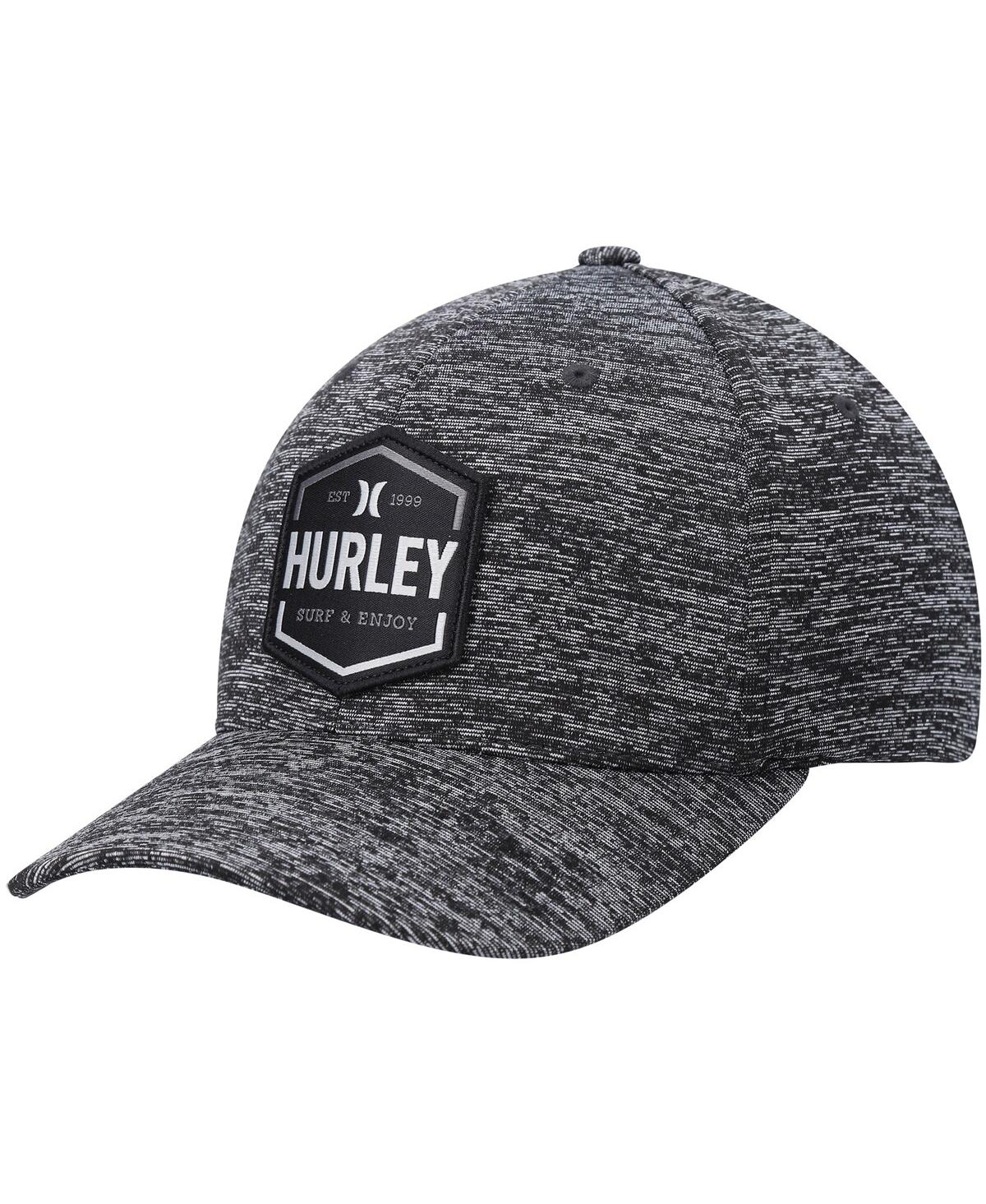 Hurley Men's  Black Wilson Flex Hat