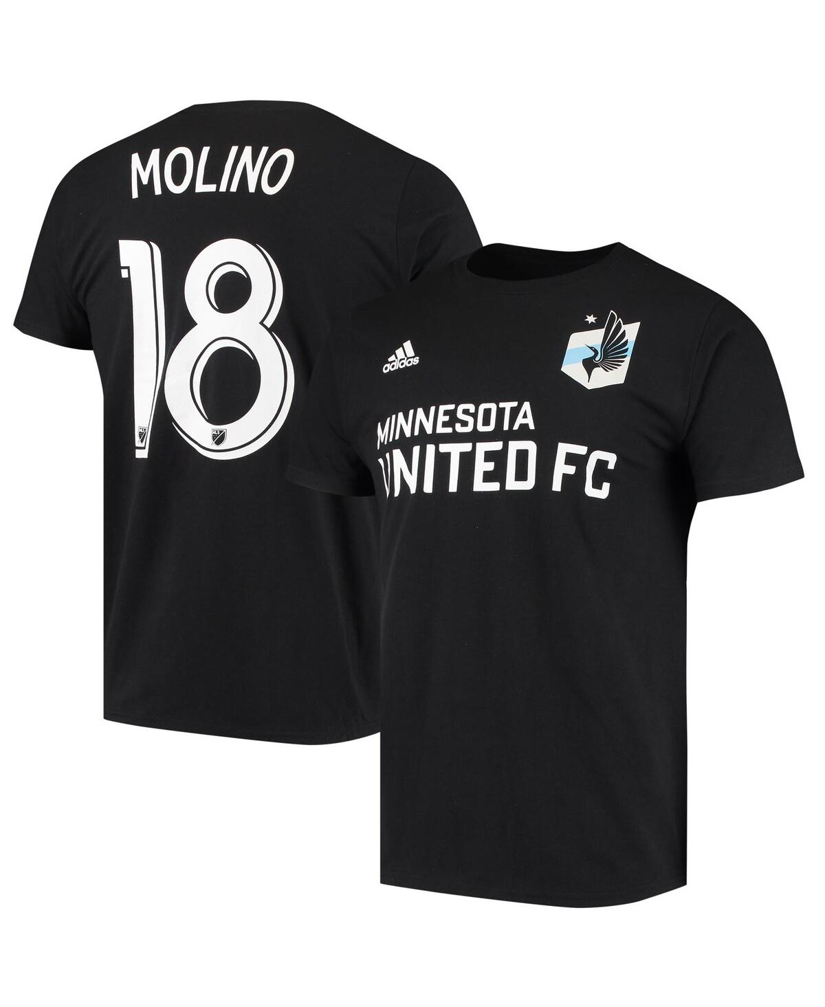 Men's adidas Kevin MolinoMinnesota United Fc Go To Name and Number T-shirt - Black