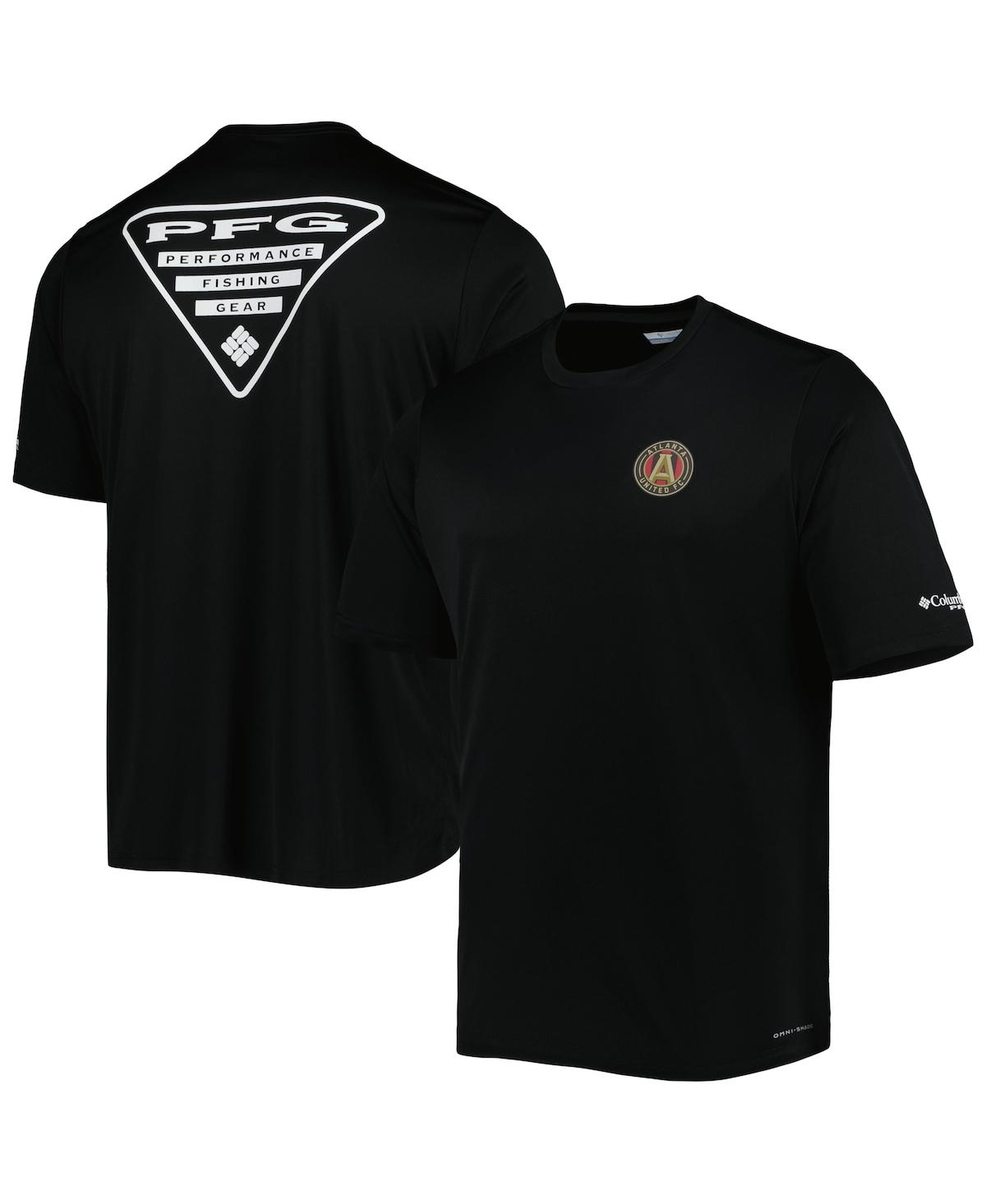 Shop Columbia Men's  Black Atlanta United Fc Terminal Tackle Omni-shade T-shirt