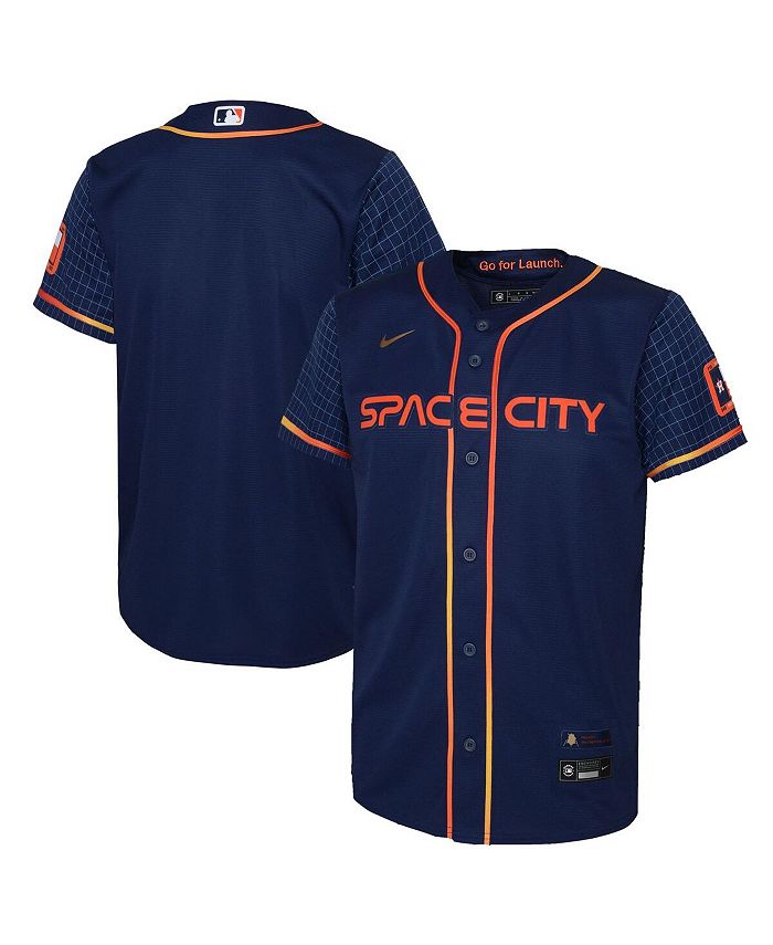 Nike Toddler Boys and Girls Navy Houston Astros 2022 City Connect Replica  Jersey - Macy's