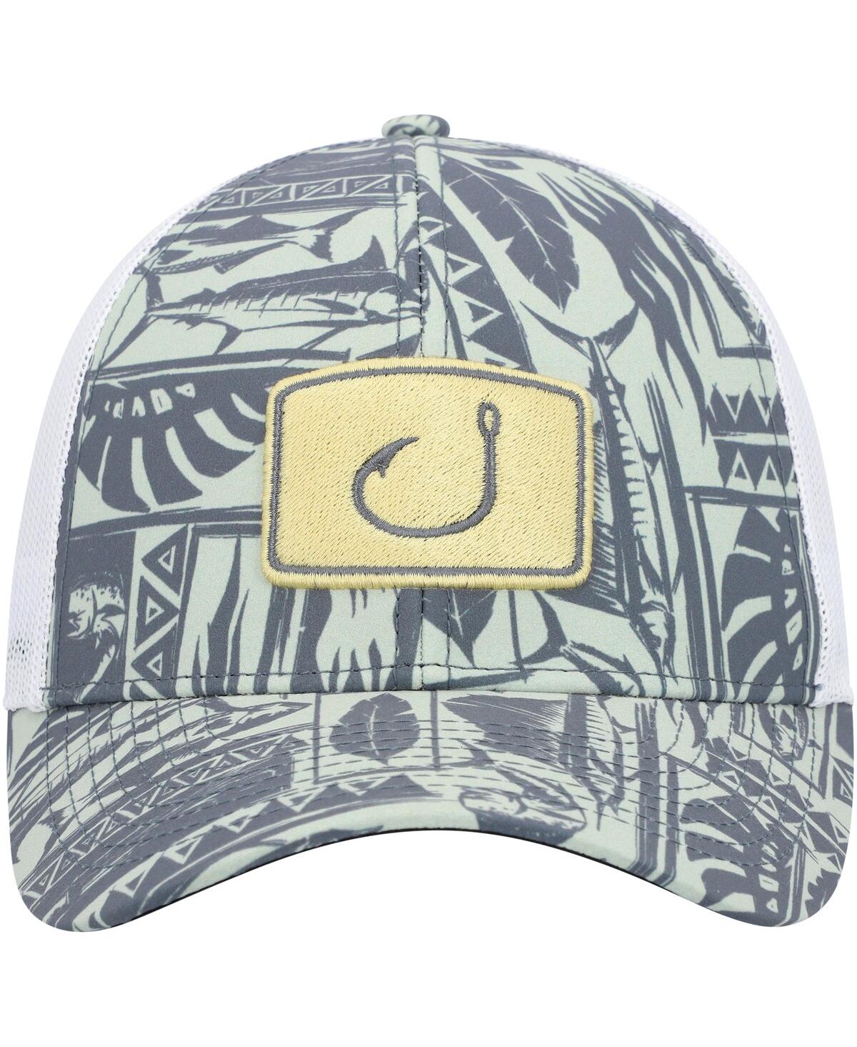 Shop Avid Men's  Green Island Time Trucker Snapback Hat