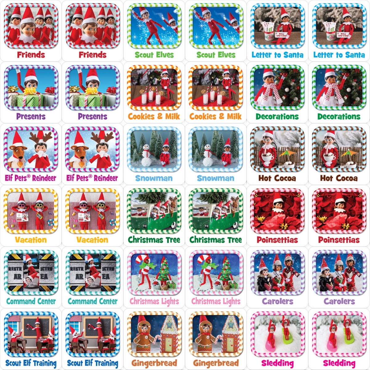 MasterPieces Elf on the Shelf Matching Game for Kids and Families