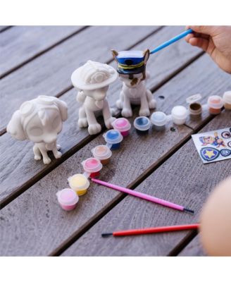 Melissa & Doug PAW Patrol Craft Kit - 3 Decorate Your Own Pup Figurines