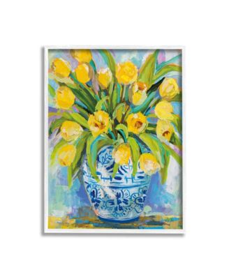 Stupell Industries Expressive Tulips Painting Art Collection In Multi-color