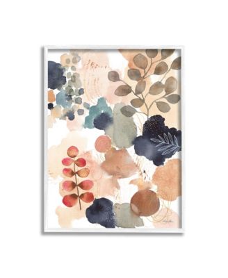 Stupell Industries Abstract Boho Botanical Shapes Art Collection In Multi-color