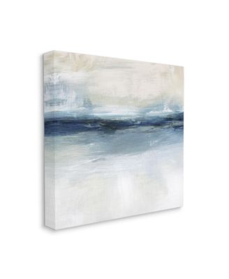 Timeless Nautical Sea Horizon Canvas Wall Art, 17" x 1.5" x 17"