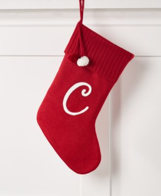 Holiday Lane - Stockings C Initial Stocking