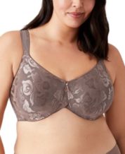 Buy Super Thin Unlined Bra 3/4 Cup Big Size 80-120 C D E Women's Non  Padding Floral Embroidery Underwear Plus Size Wine red Cup Size C Bands Size  52 120 at