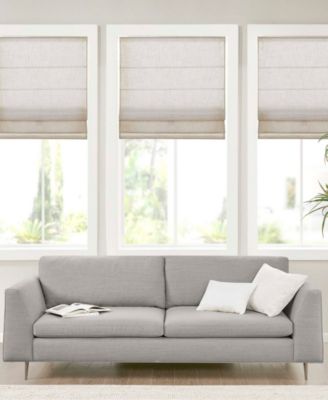 Linen Blend Light Filtering Cordless Roman Shade