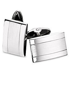 Men's Stainless Steel Dome Cuff Links