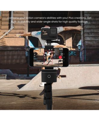 Action Mount Lightweight Smartphone Holder Stand with Universal Clamp Adapter ¼ inch Thread for GoPro and Action or Mirrorless Cameras