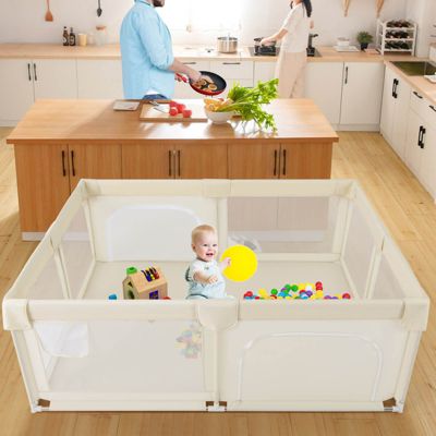 Toddler Playpen Extra Large Activity Center Safety Play Yard w/ Gate