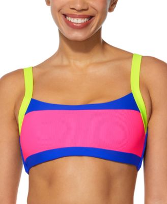 Reebok - Women's Colorblock Bralette Bikini Top
