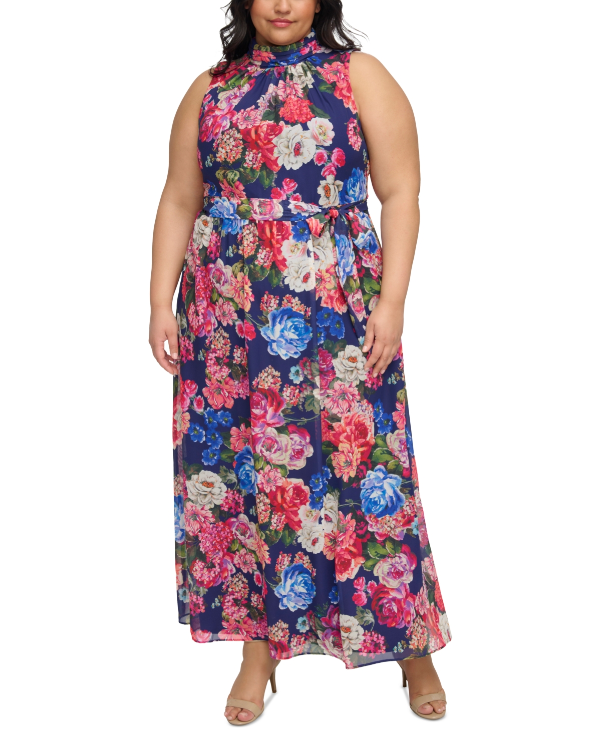 Jessica howard floral discount maxi dress