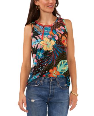 ヴィンスカムート Vince Camuto Keyhole Back Tank レディース シャツ トップス Chili Women's Vince Camuto Keyhole Back Tank | Zappos.com