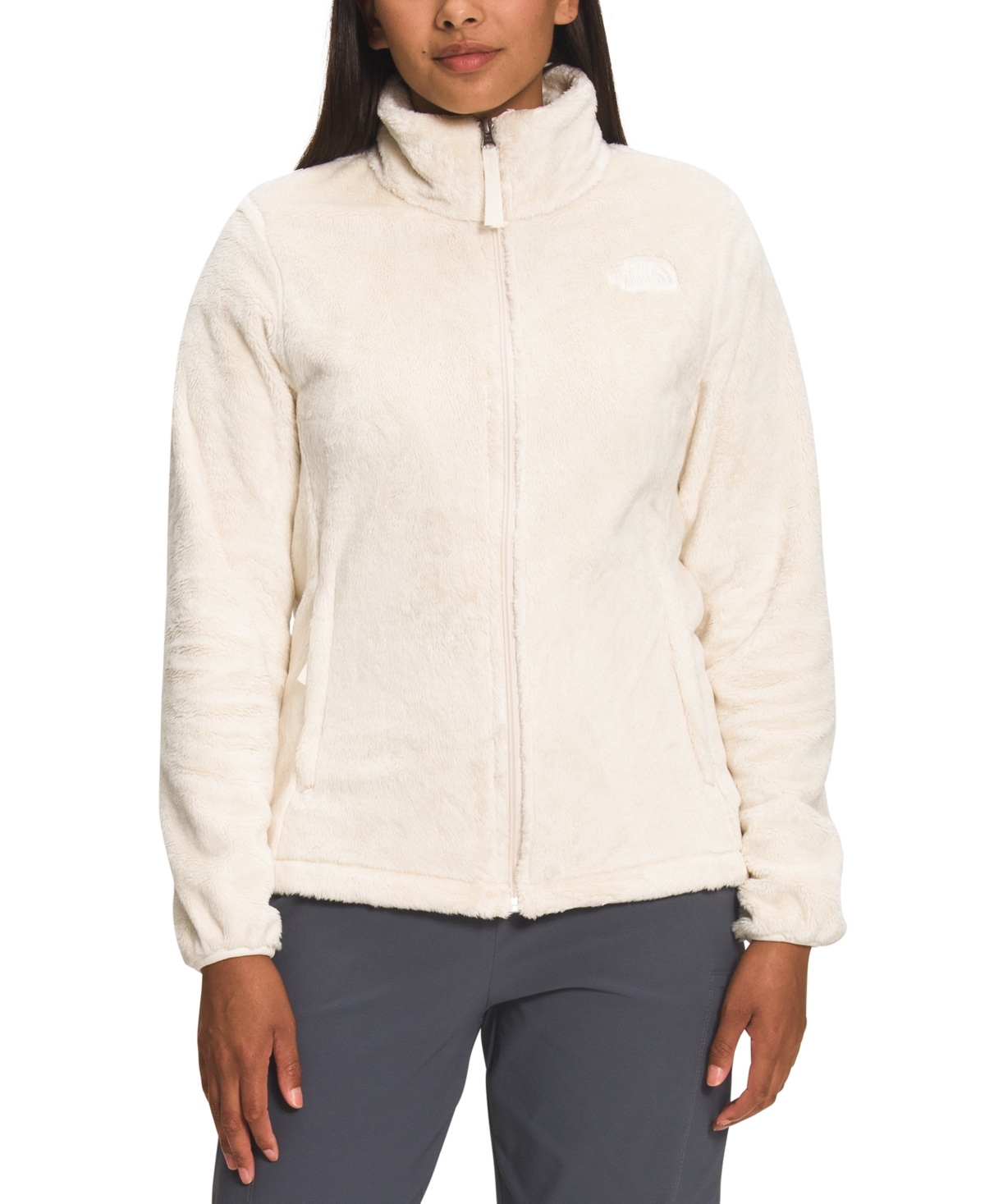 Shop The North Face Women's Osito Fleece Jacket In Gardenia White