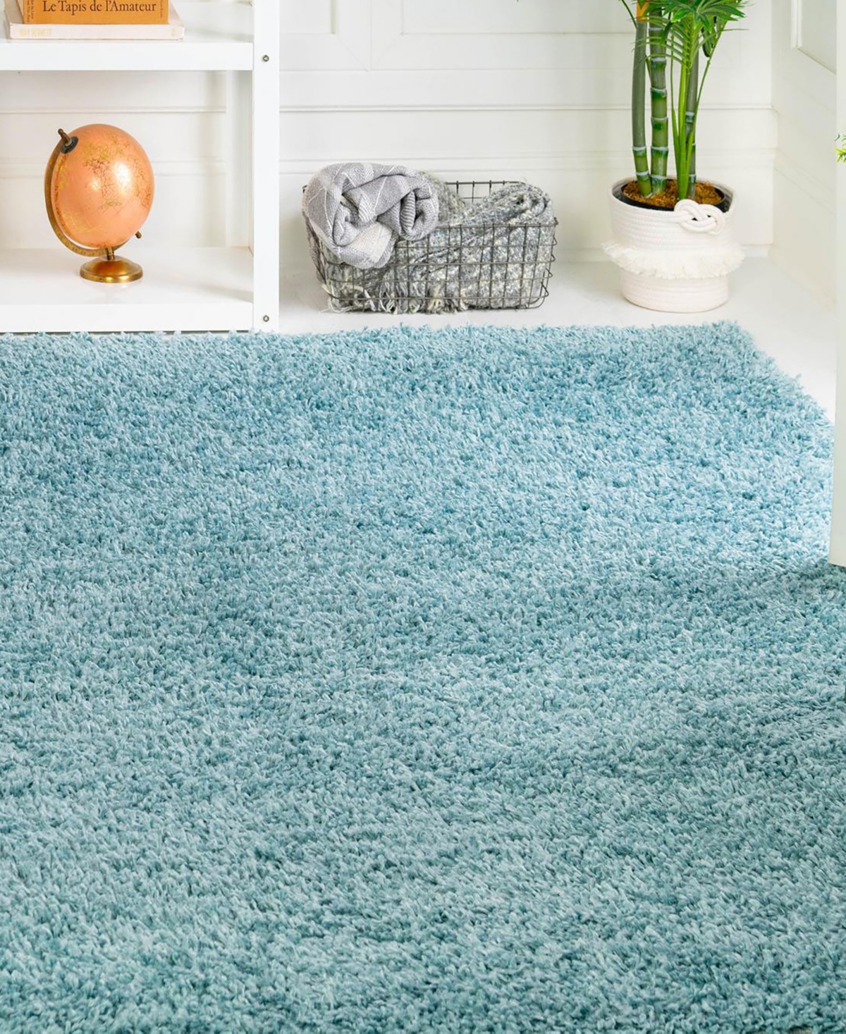 Bayshore Home Canton Shag Solid Area Rug