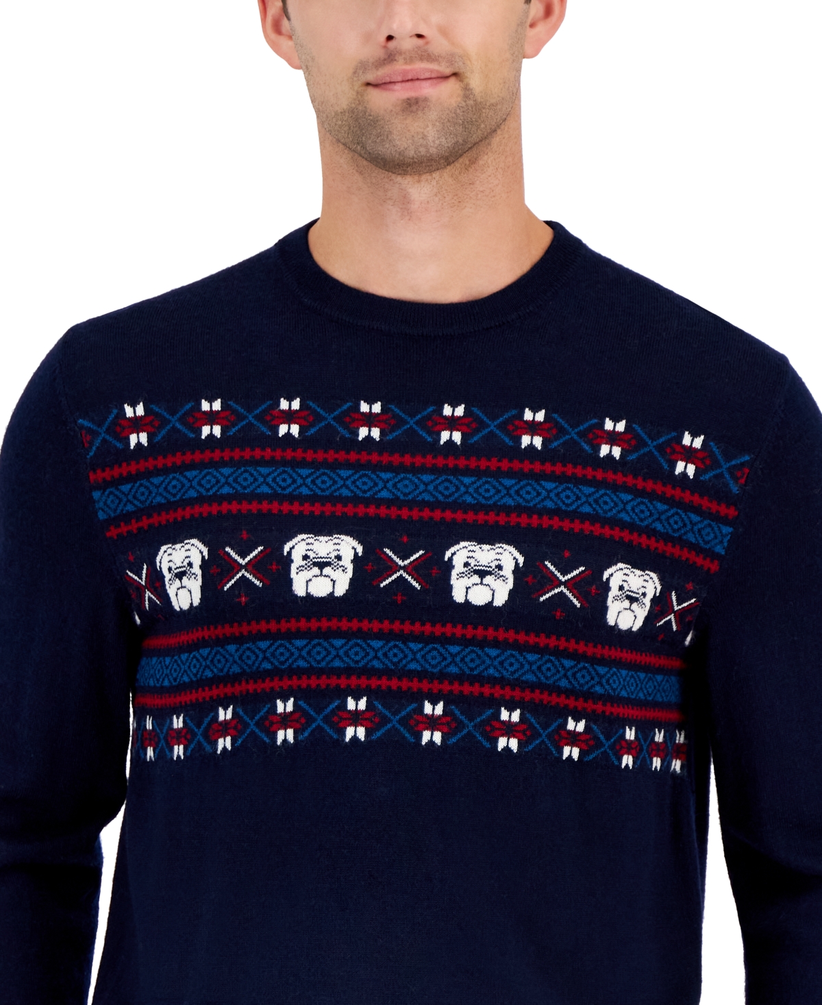 Club room bulldog sweater clearance
