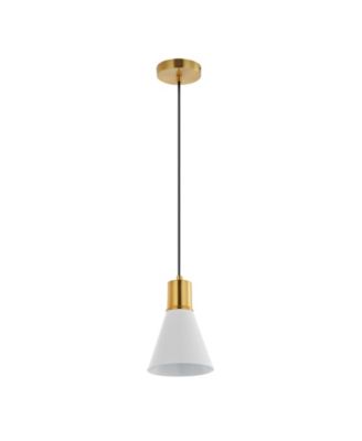 Apollo 6" 1-Light Mid-Century Modern Iron LED Pendant