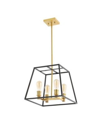 Lloyd 15" 4-Light Farmhouse Industrial Iron LED Pendant