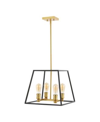 Lloyd 15" 4-Light Farmhouse Industrial Iron LED Pendant