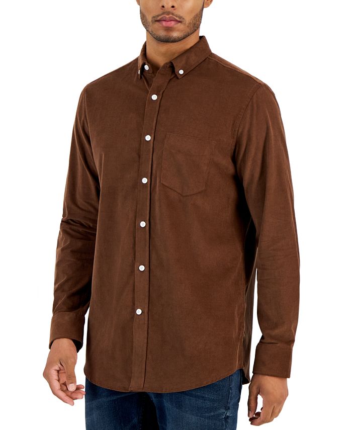 Club Room Men's Thermal Henley Shirt, Created for Macy's - Macy's
