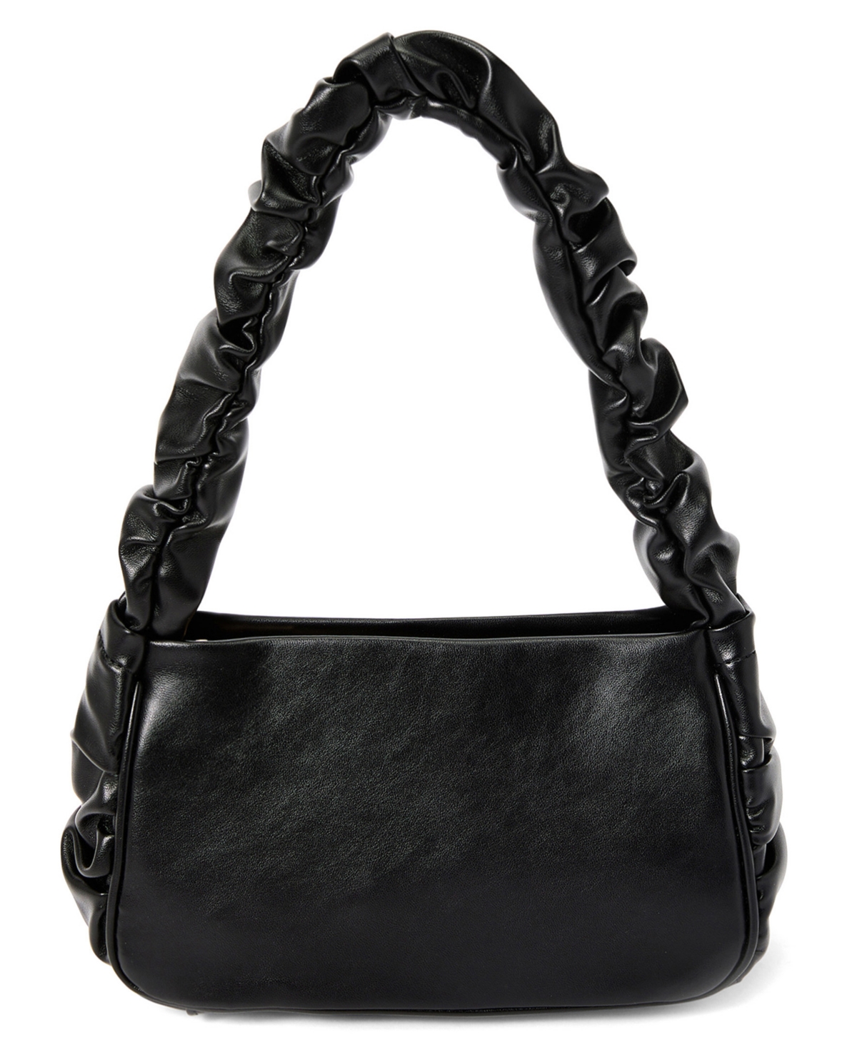 Vela Scrunchie Small Shoulder Bag - Black