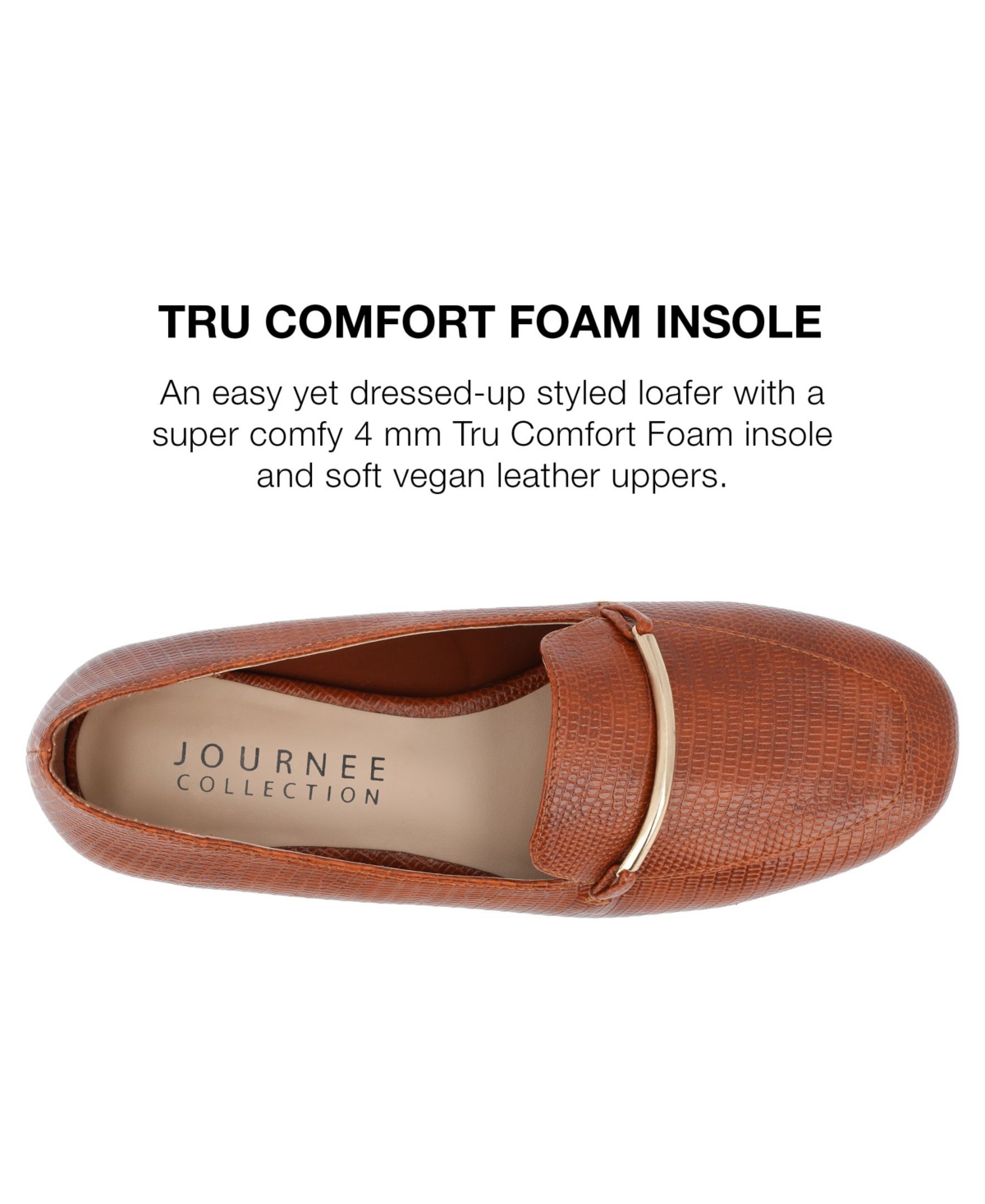 Shop Journee Collection Women's Wrenn Slip On Loafers In Cognac
