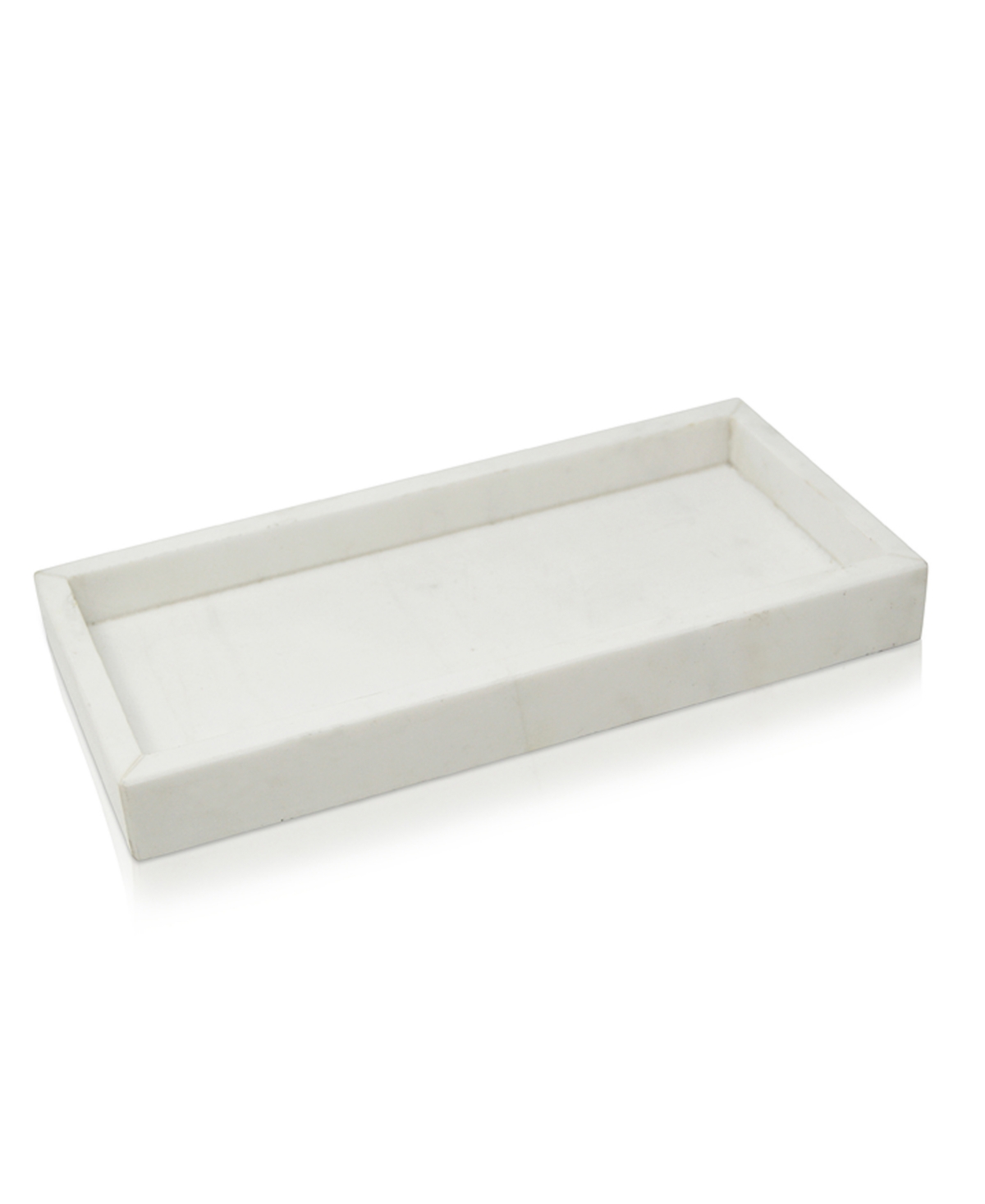 Shop Vivience Marble Tray In White