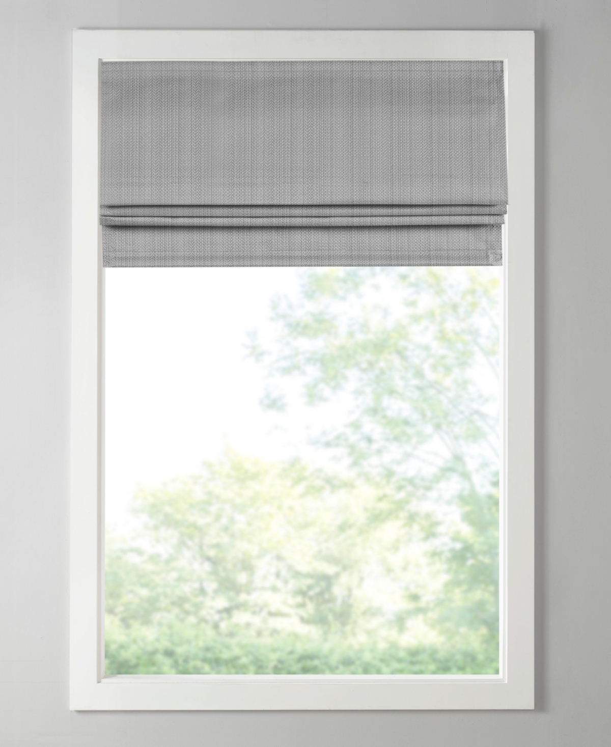 Madison Park Basketweave Blackout Cordless Roman Shade, Single Panel for Bedroom, Thermal Insulated Window Blind Treatment for Living Room, Width 27 l