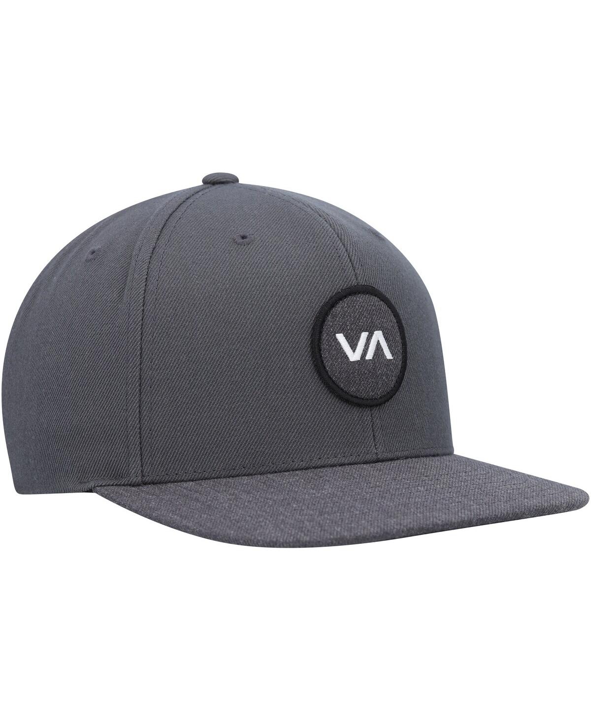 Shop Rvca Men's  Graphite Va Patch Snapback Hat