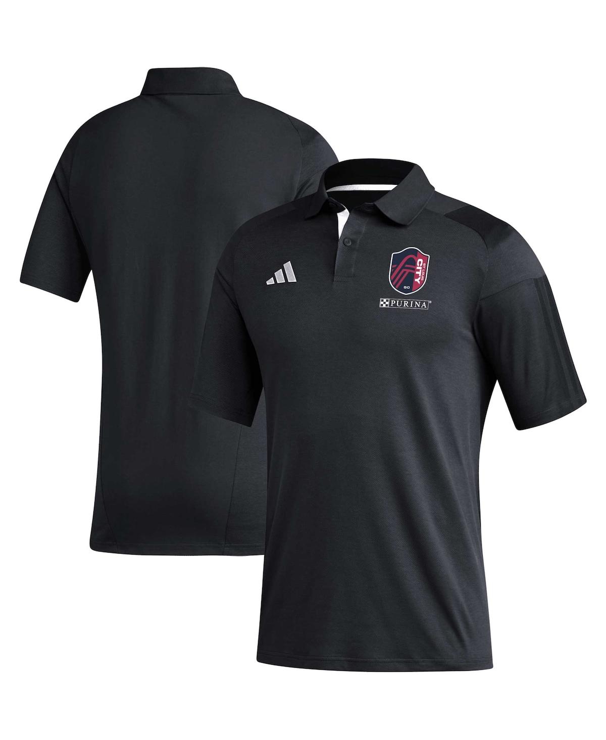 Shop Adidas Originals Men's Adidas Black St. Louis City Sc 2023 On-field Training Polo Shirt