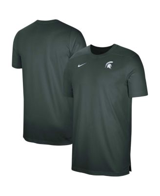Men's Green Michigan State Spartans Sideline Coaches Performance Top