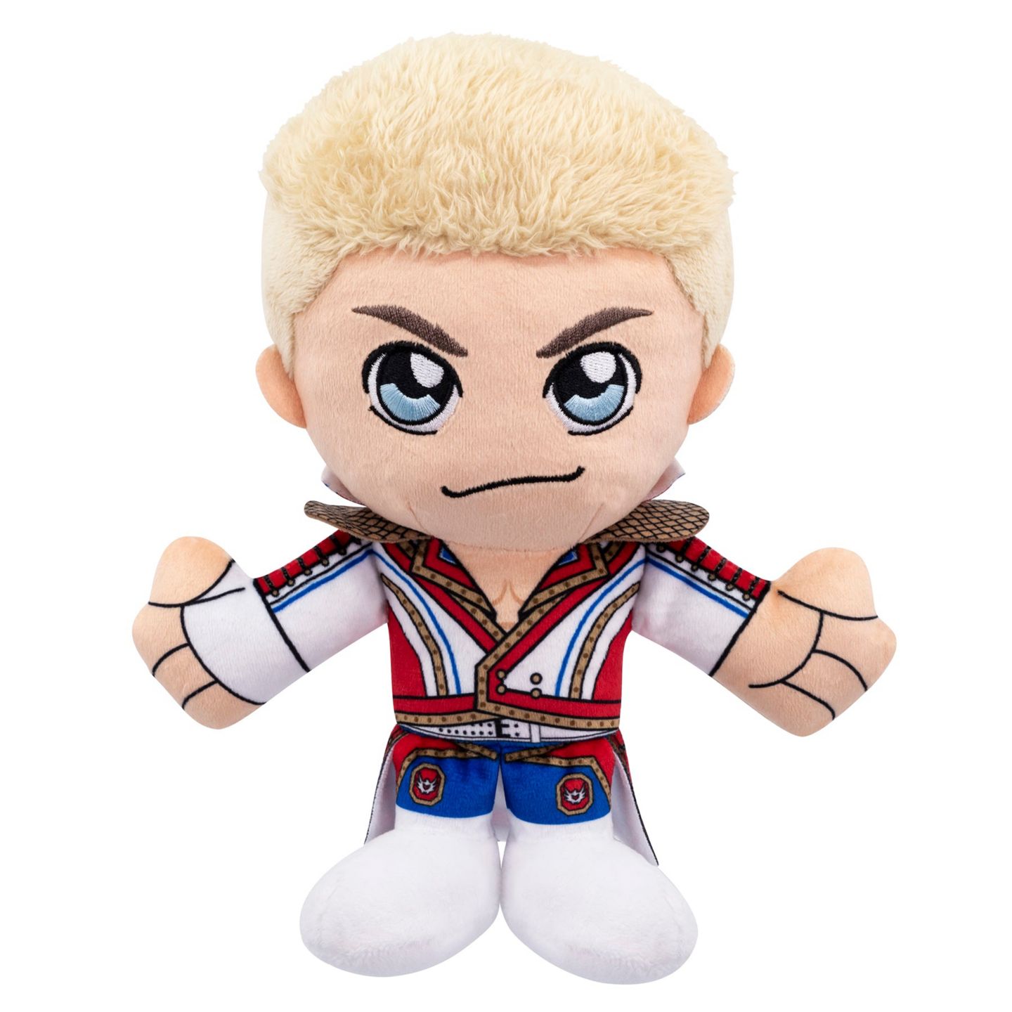 Детская мягкая игрушка Bleacher Creatures Cody Rhodes 8" Kuricha Sitting Plush, цвет: Разноцветный — фото 2